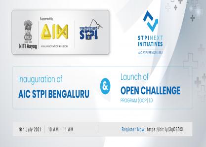 Inauguration of AIC STPI BENGALURU   &  Launch of Open Challenge Program (OCP) 1.0