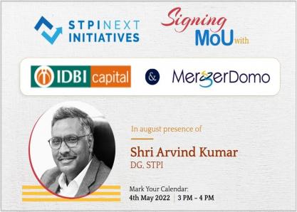 Signing of MoU with IDBI Capital Markets & Securities Limited and Merger Domo