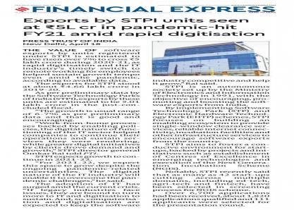 Exports by STPI units seen at Rs 5 lakh crore in pandemic-